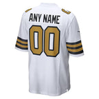 New Orleans Saints - Maglia da gioco NFL personalizzata alternativa - Bianca