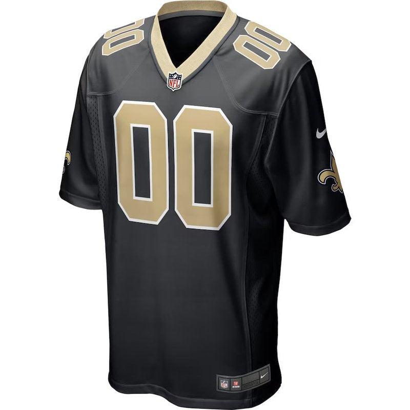 New Orleans Saints - Maglia da gara NFL personalizzata - Nera