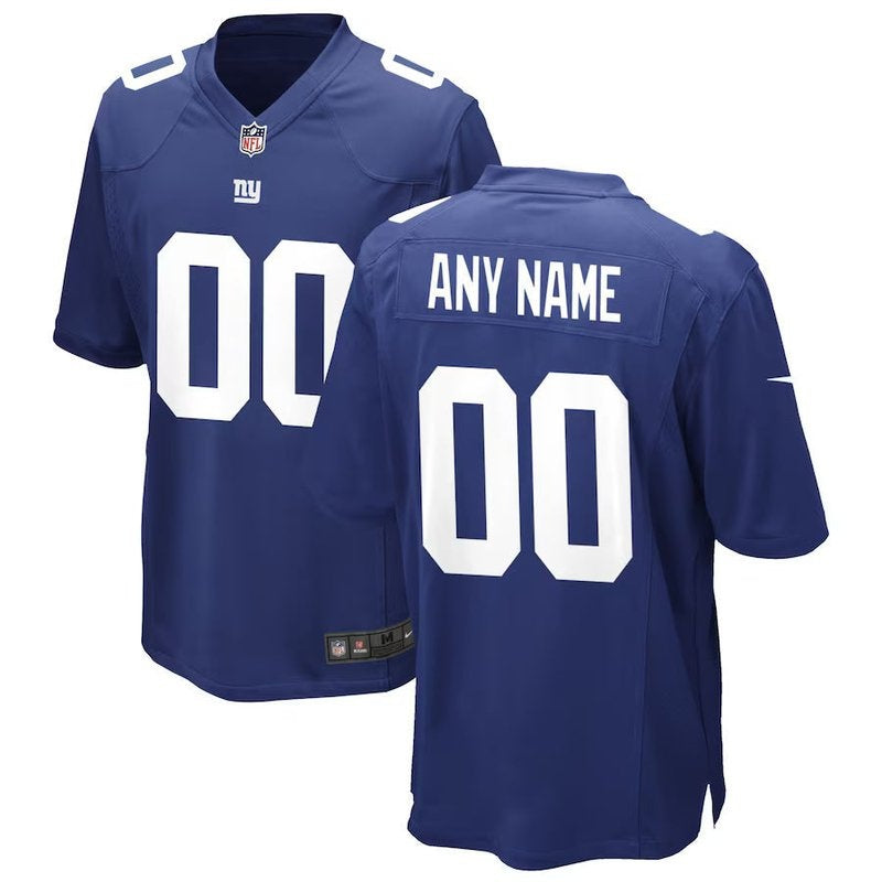 New York Giants - Maglia da gara NFL Royal personalizzata