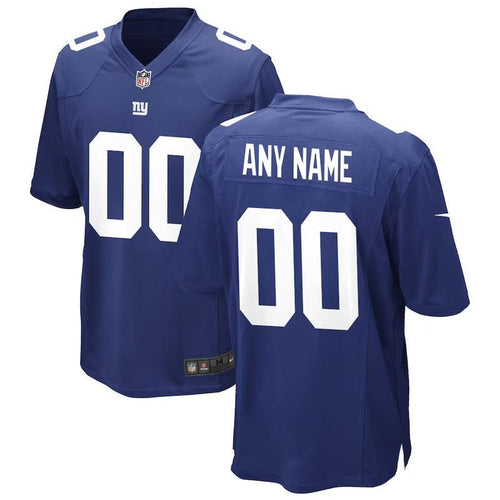 New York Giants - Maillot de match NFL personnalisé Royal