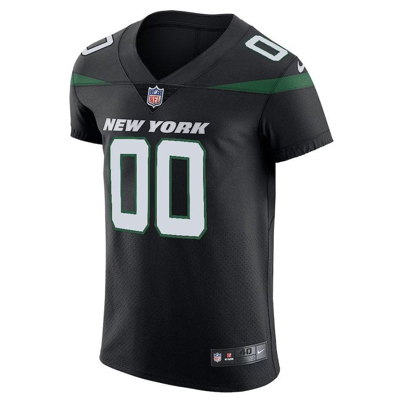 New York Jets - Maglia NFL personalizzata Stealth - Nero