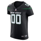 New York Jets - Maglia NFL personalizzata Stealth - Nero