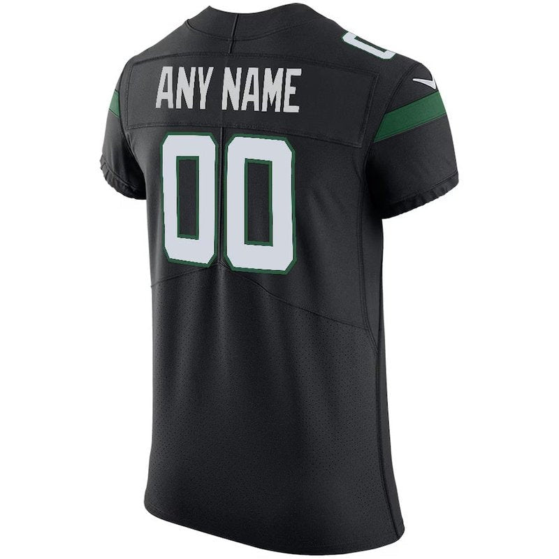 New York Jets - Maglia NFL personalizzata Stealth - Nero