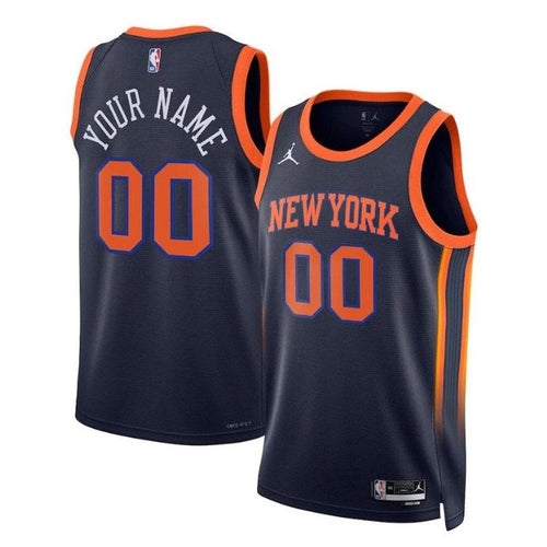 Jersey NBA unisex de los New York Knicks 2023 - Edición Statement - Azul marino