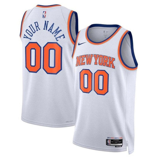 Camiseta NBA New York Knicks Unisex 2023 Blanca - Edición Association