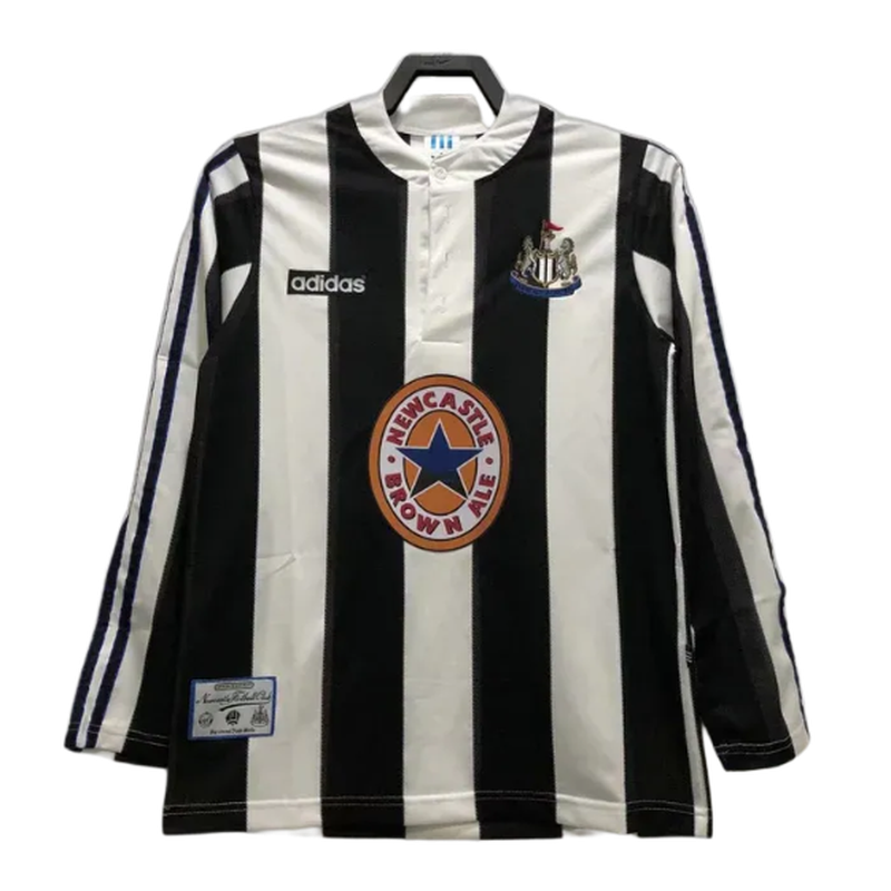 Newcastle United 95/97 I Maglia Home - Versione Retro a Maniche Lunghe
