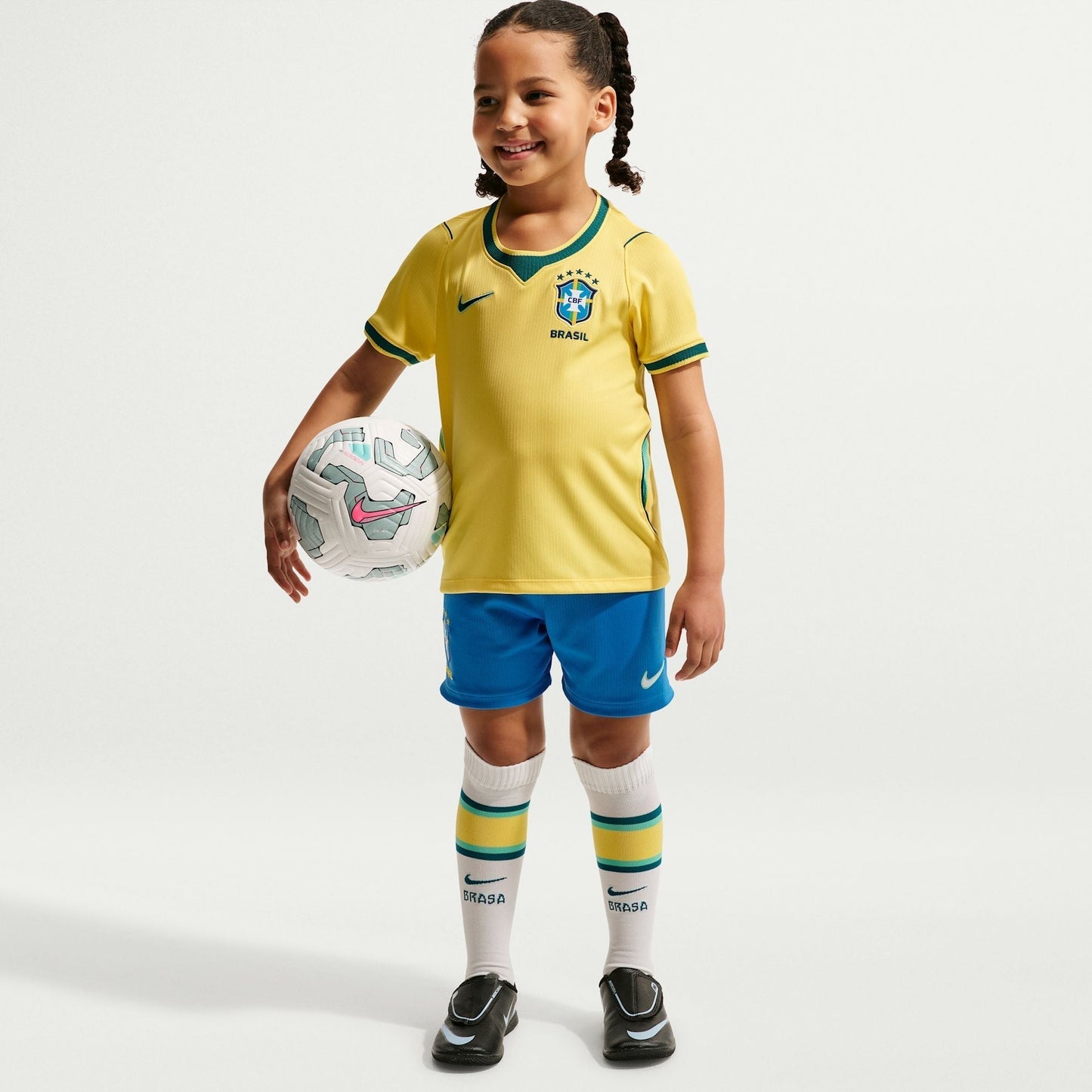 Brazil 2026 World Cup Home Kids Kit
