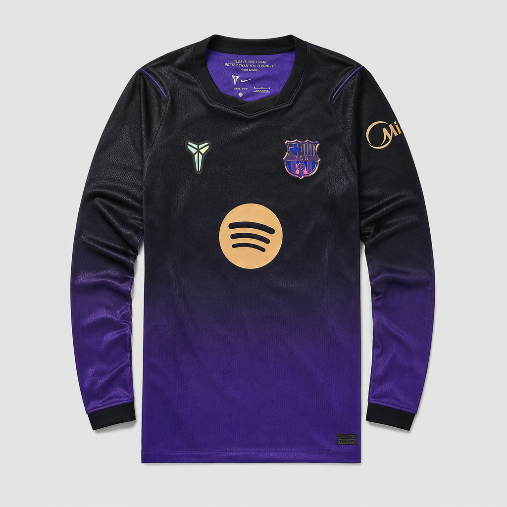 Barcelona 26/27 Away Long Sleeve Jersey - front