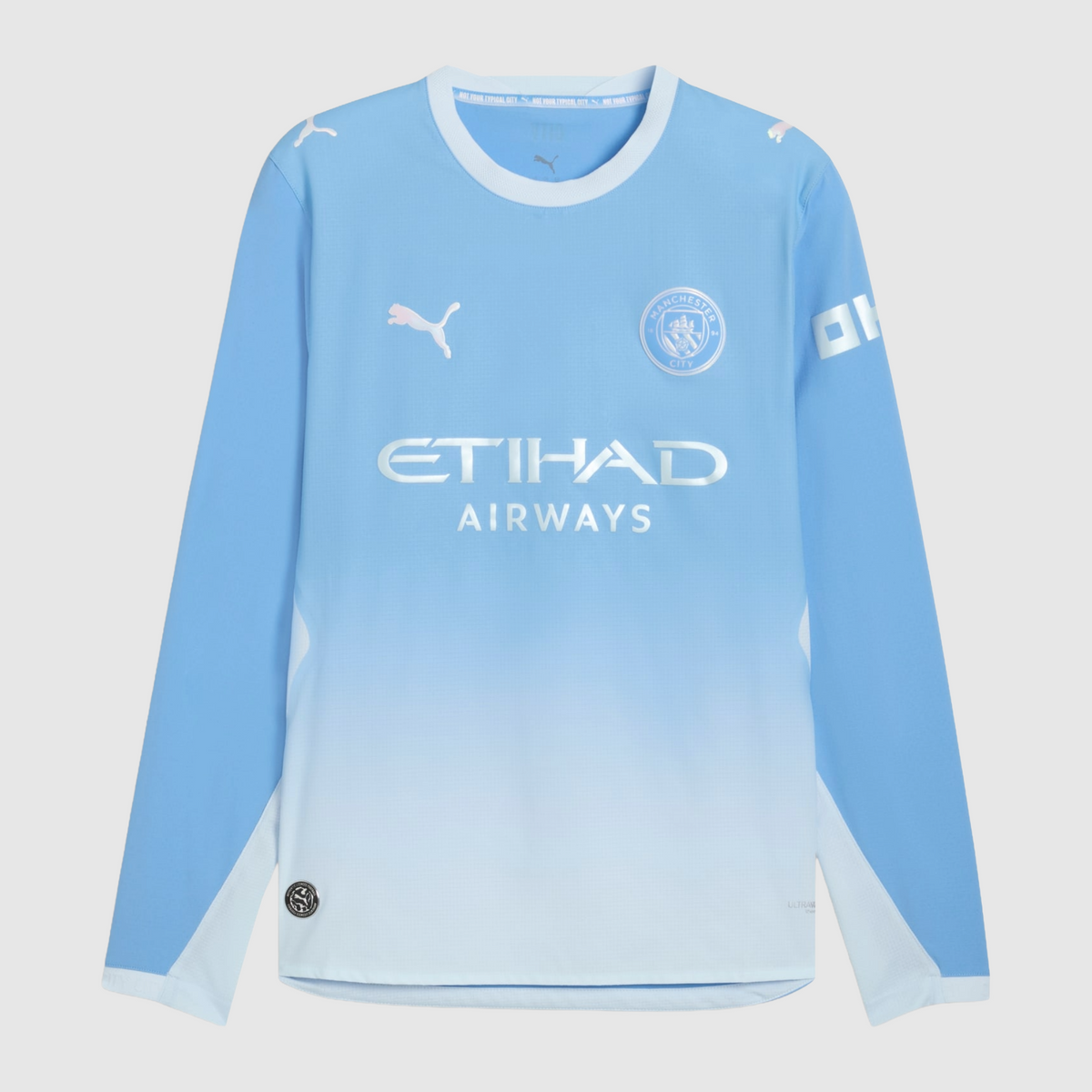 Manchester City 26/27 Home Long Sleeve Player Jersey - front