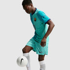 Barcelona 26/27 Third Player Jersey - worn by model with ball
