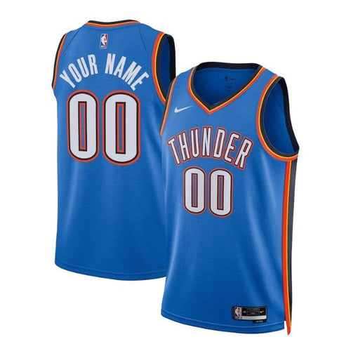 Oklahoma City Thunder Unisex 2023 NBA Trikot Blau - Icon Edition