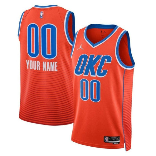 Maglia NBA unisex Oklahoma City Thunder 2023 - Edizione Statement - Arancione