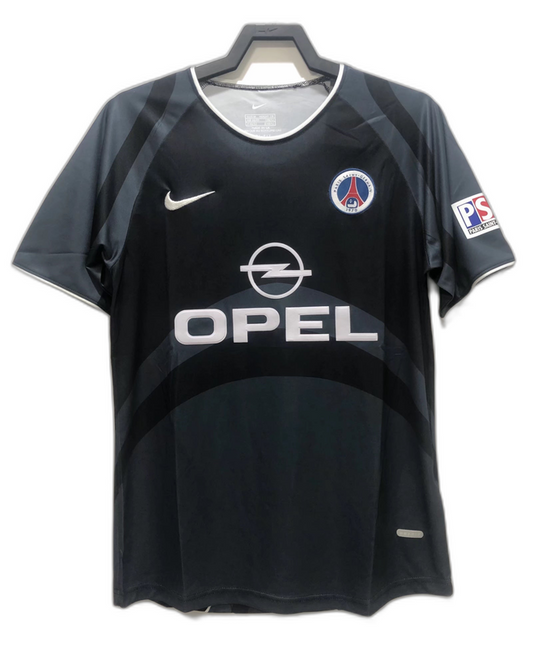 Paris Saint-Germain (PSG) 2001 Black Jersey - Retro Version