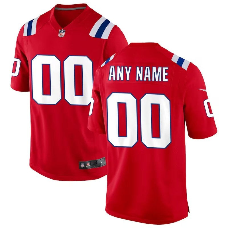 Patriots - Maglia NFL personalizzata alternativa - Rossa