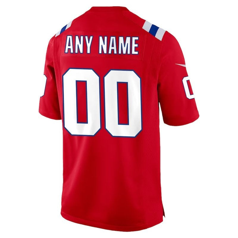 Patriots - Maglia NFL personalizzata alternativa - Rossa
