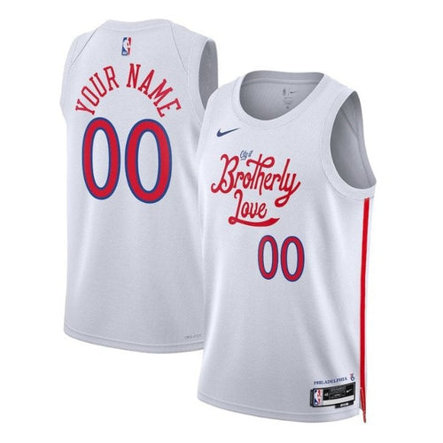 Philadelphia 76ers Unisex 2023 NBA Trikot - City Edition - Weiß