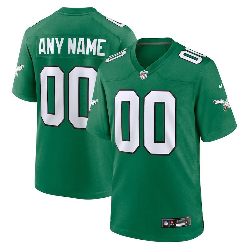 Philadelphia Eagles – Kelly Alternativ-Custom-NFL-Spieltrikot – Grün