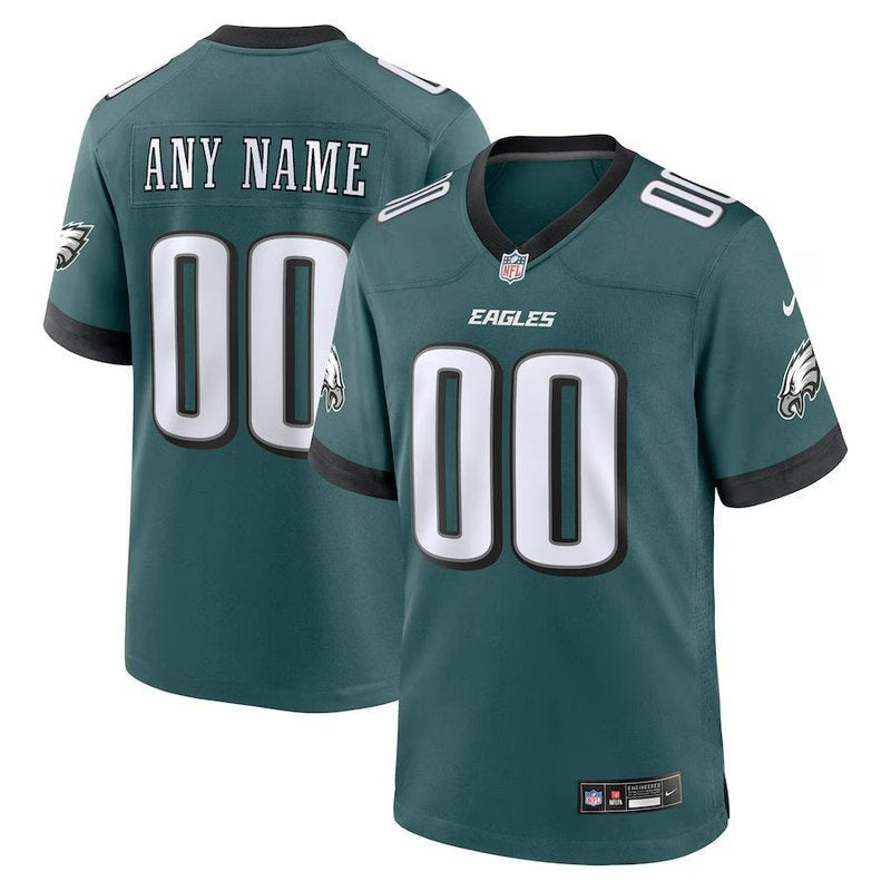 Philadelphia Eagles – Personalisiertes NFL-Game-Jersey „Midnight“ – Grün