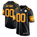Pittsburgh Steelers - Maglia da gioco NFL alternativa personalizzata - Nero