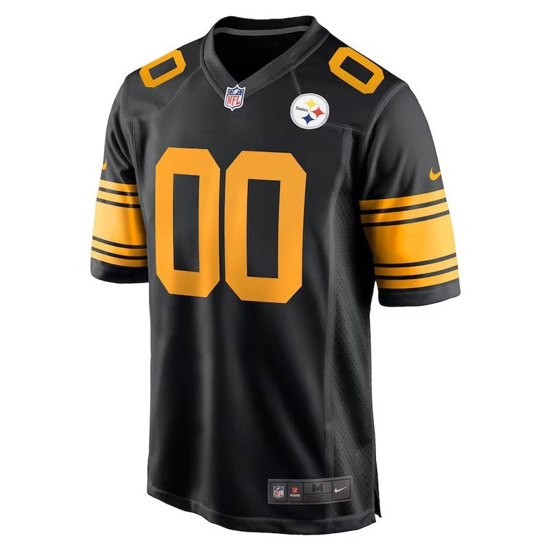Pittsburgh Steelers - Maglia da gioco NFL alternativa personalizzata - Nero