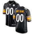 Pittsburgh Steelers - Maillot de match NFL personnalisé - Noir