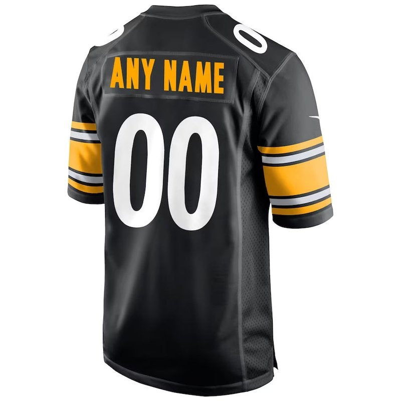 Pittsburgh Steelers - Maillot de match NFL personnalisé - Noir