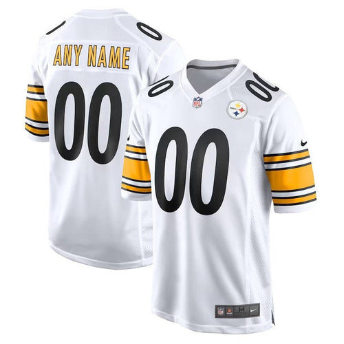 Pittsburgh Steelers - Maillot de match NFL personnalisé - Blanc