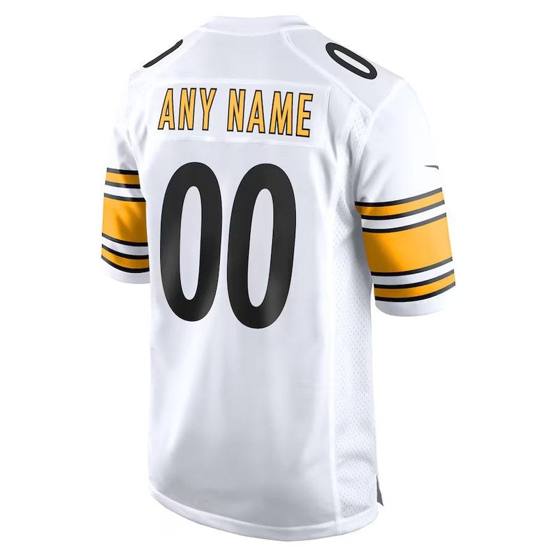 Pittsburgh Steelers - Maglia da gara NFL personalizzata - Bianca