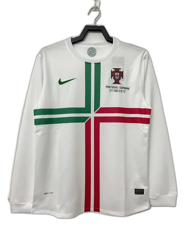Camiseta visitante de Portugal 2012 II - Versión retro de manga larga