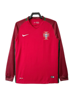 Portugal 2016 I Camiseta Local - Versión Retro de Manga Larga