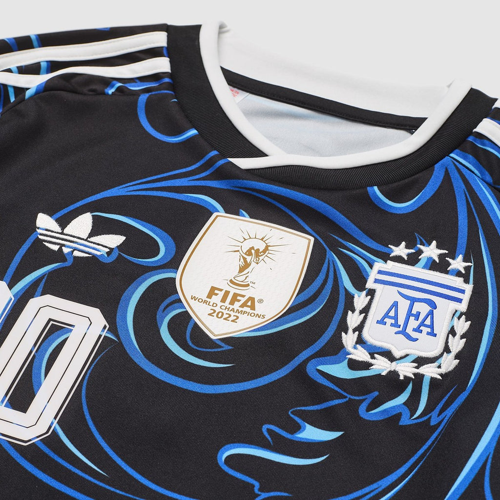 Argentina 2026 World Cup Away Kids Jersey Messi #10 — View 3