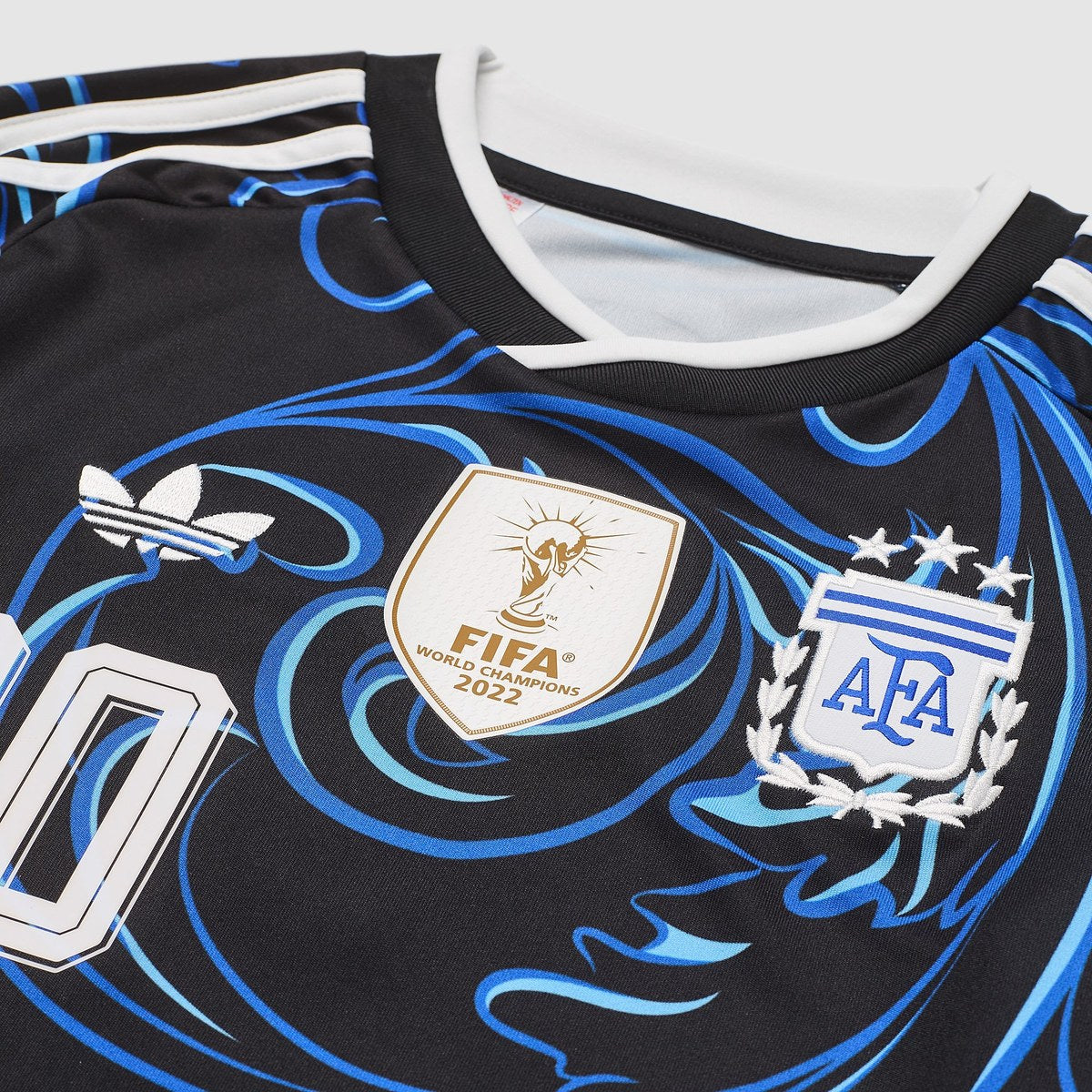 Argentina 2026 World Cup Away Kids Jersey Messi #10 — View 3
