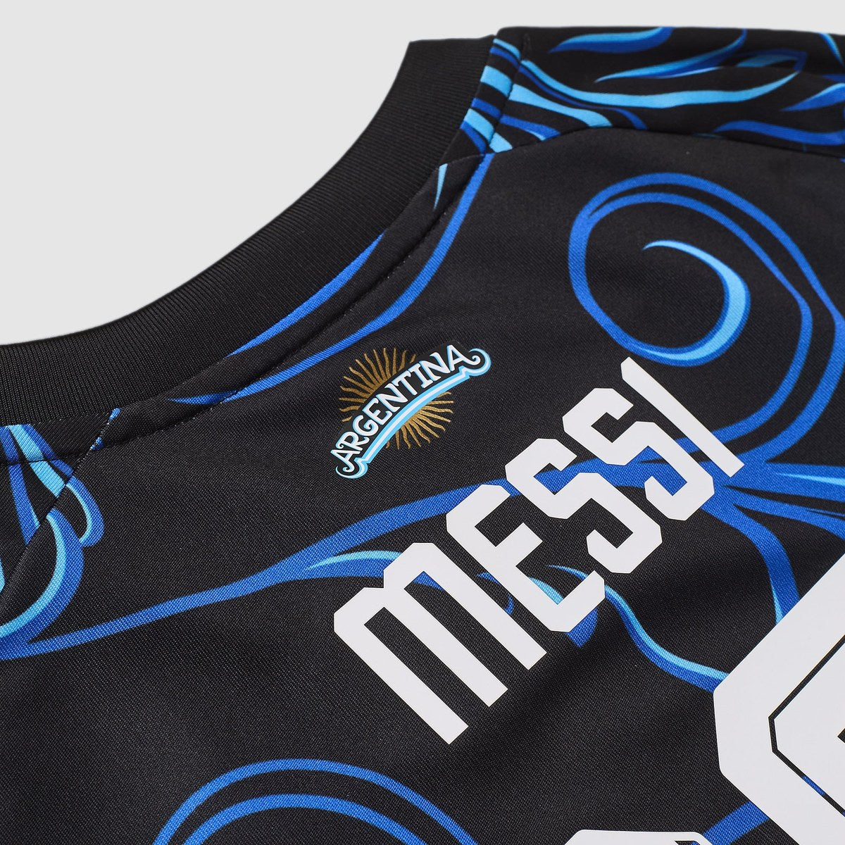 Argentina 2026 World Cup Away Kids Jersey Messi #10 — View 4