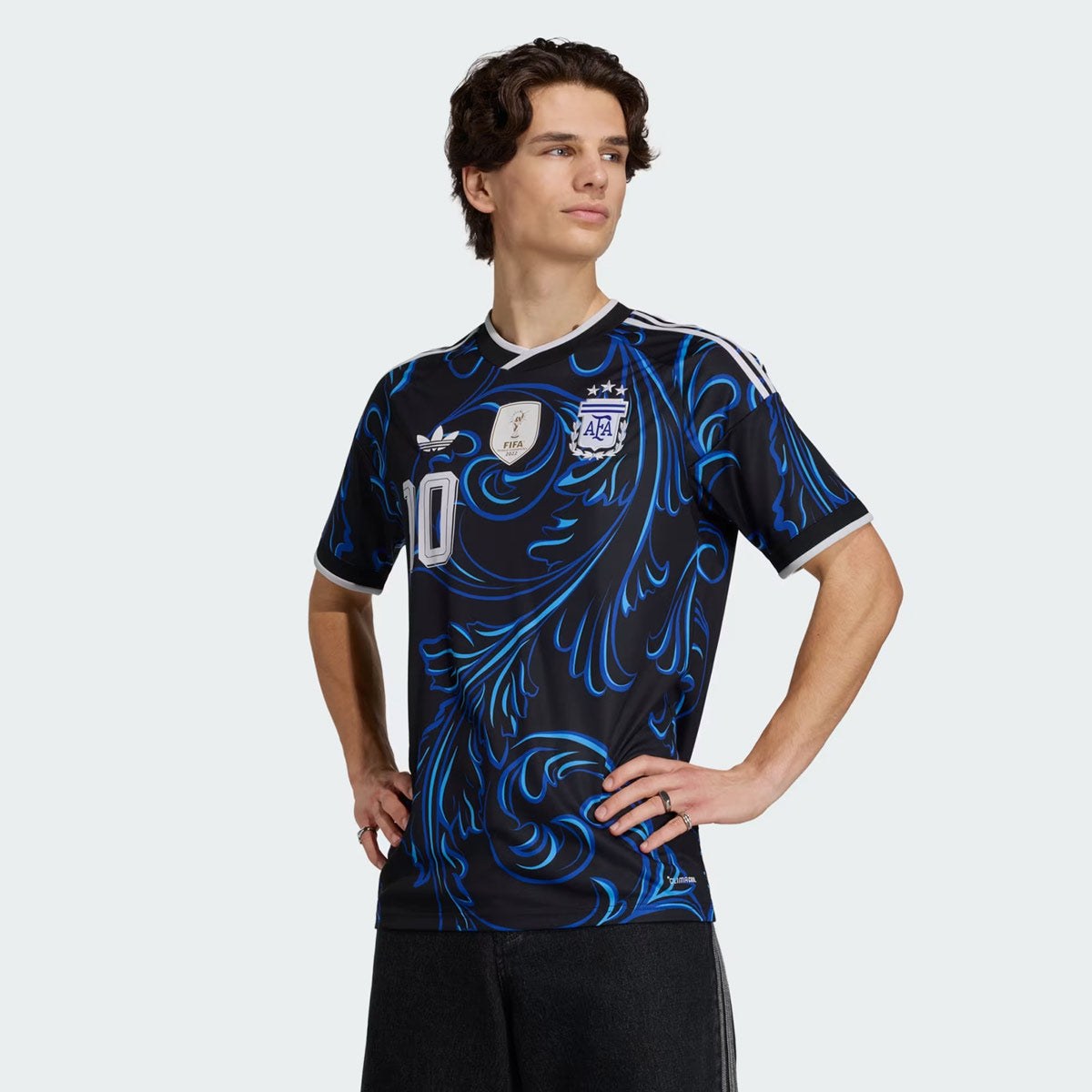 Argentina 2026 World Cup Away Men's Fan Jersey Messi #10 — View 3