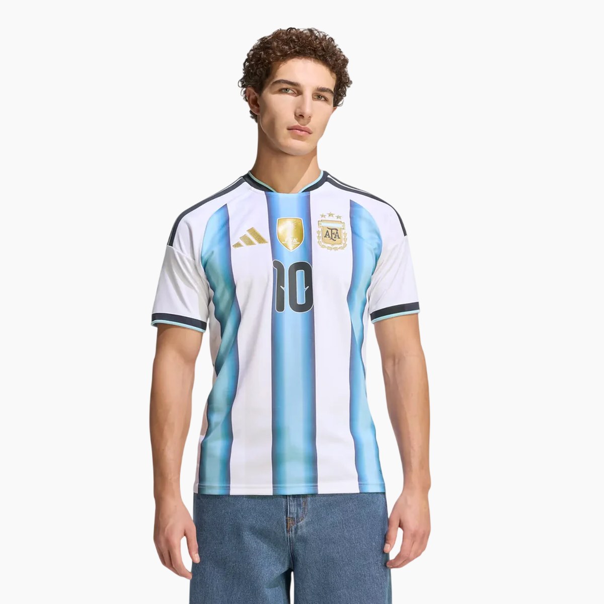 Argentina 2026 World Cup Home Men's Fan Jersey Messi #10 — View 2