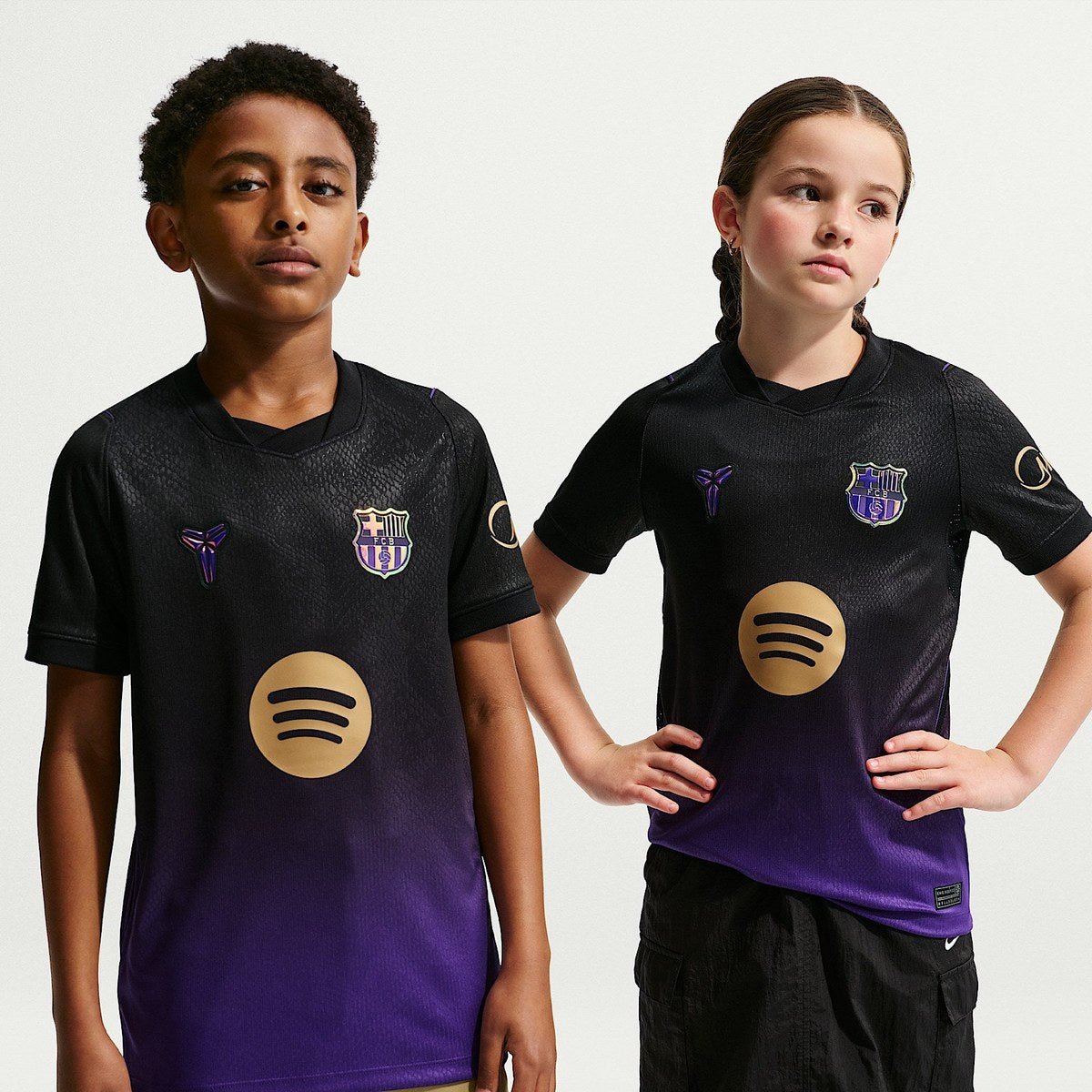 Barcelona 2026/27 Away Kids Kit — View 2