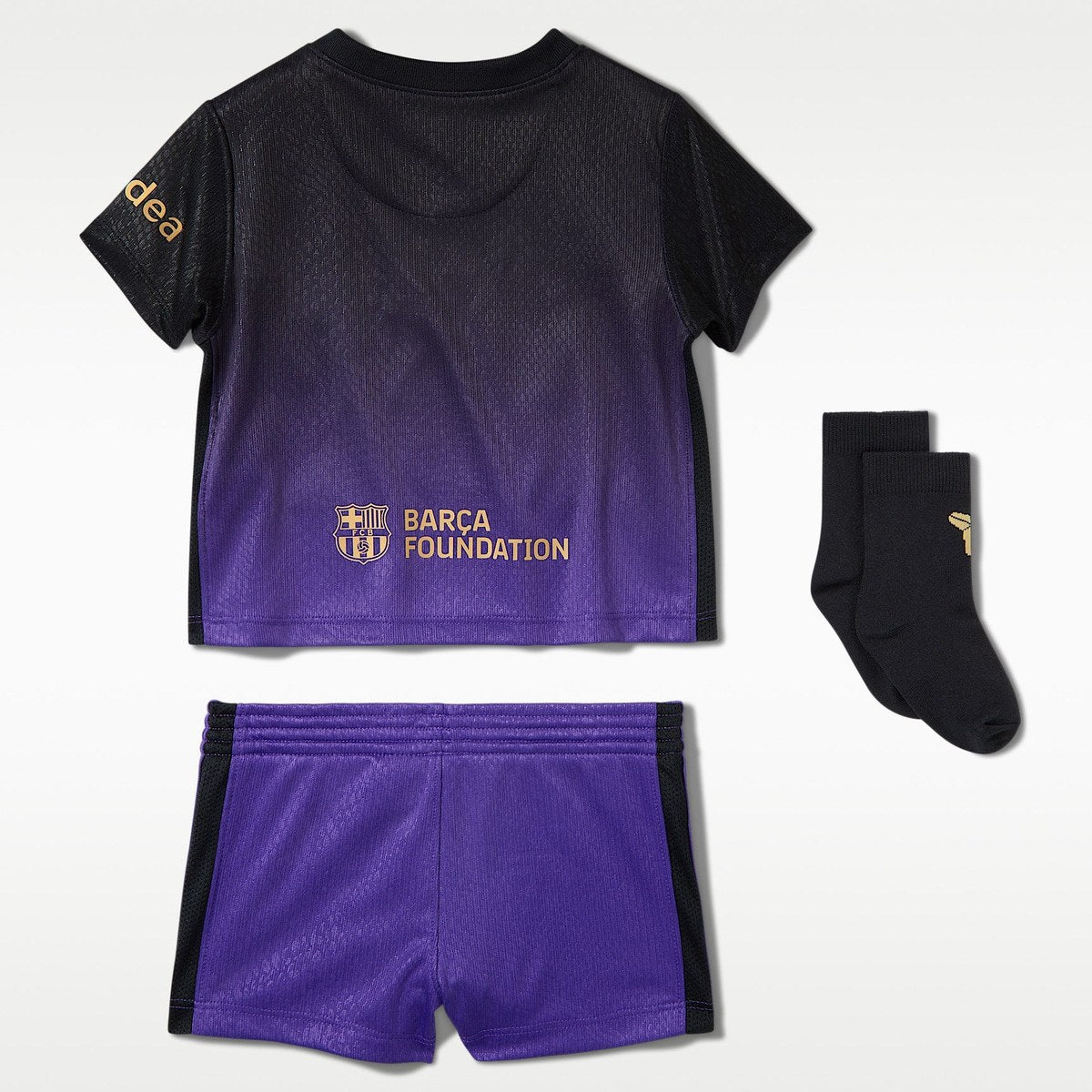 Barcelona 2026/27 Away Kids Kit — View 4
