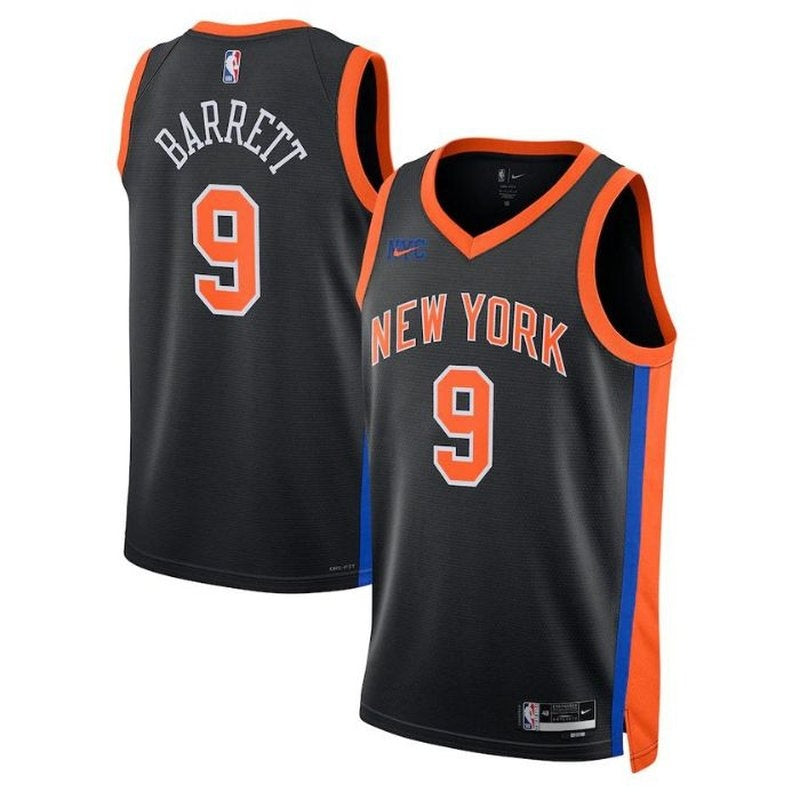 Maglia NBA unisex RJ Barrett New York Knicks 2023 - City Edition - Nera