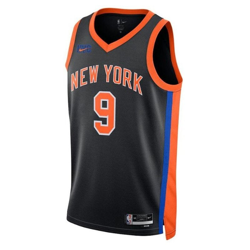 Maglia NBA unisex RJ Barrett New York Knicks 2023 - City Edition - Nera
