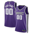 Sacramento Kings Camiseta NBA Unisex 2023 Morada - Edición Icon