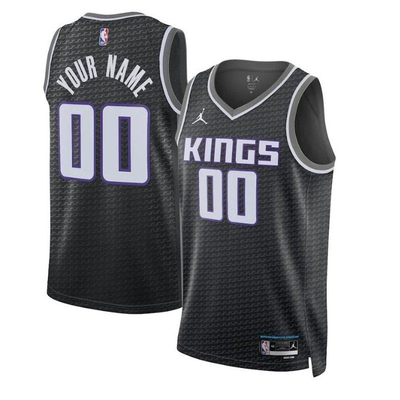 Camiseta NBA Sacramento Kings Unisex 2023 - Edición Statement - Negro