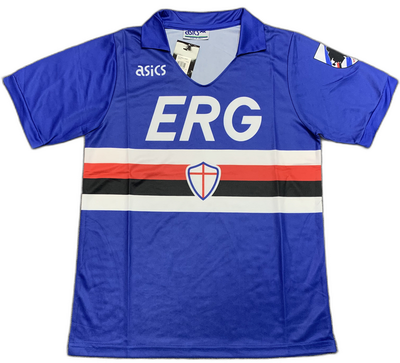 Sampdoria 90/91 I Home Jersey - Retro Version