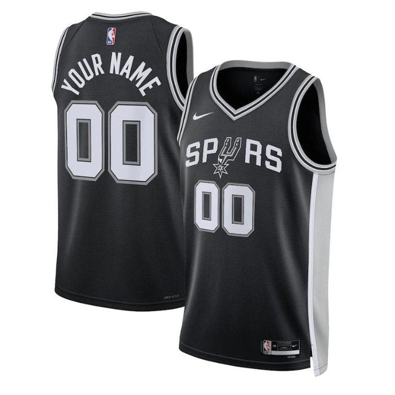 Maglia NBA unisex San Antonio Spurs 2023 nera - Icon Edition
