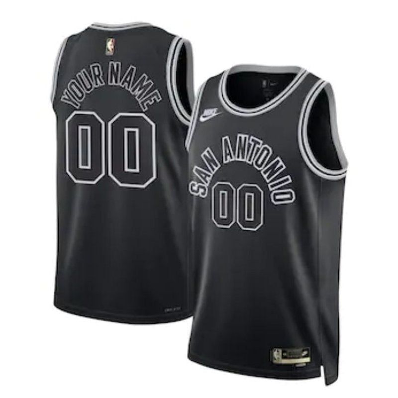 Maglia NBA unisex San Antonio Spurs 2023 - Edizione classica - Nera