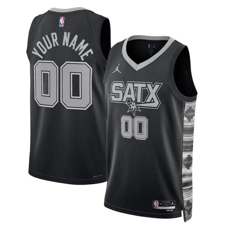 Maglia NBA unisex San Antonio Spurs 2023 - Edizione Statement - Nero