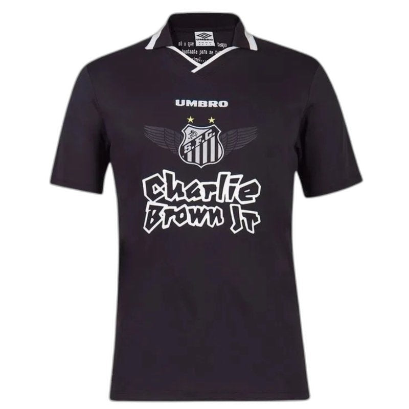 Maglia nera Santos Charlie Brown JR - Versione tifoso