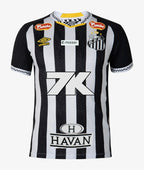 Maglia da Trasferta Santos 25/26 - Tutti gli Sponsor - Versione Tifoso