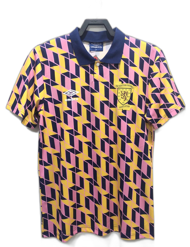Schottland 88/89 Gelbes Trikot - Retro-Version
