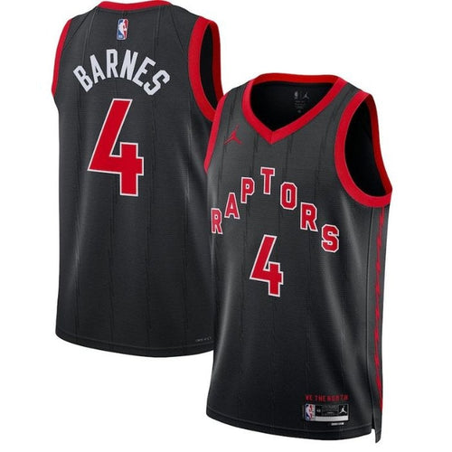 Scottie Barnes Toronto Raptors 2023 NBA-Trikot – Statement Edition – Schwarz