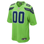 Seattle Seahawks - Maglia da gara NFL personalizzata alternativa - Verde neon